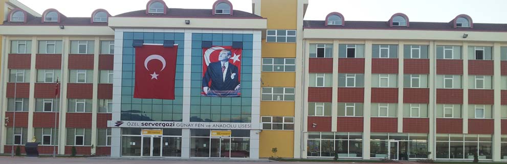 Servergazi Günay Fen ve Anadolu Lisesi binası, Merkezefendi (okulun sitesinden, 2013)